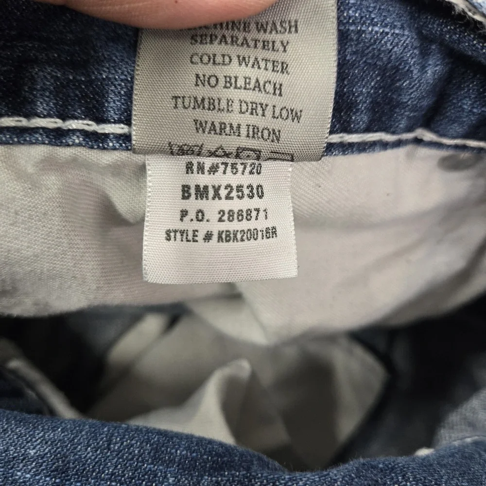 BKE Men Jeans 33R Blue Denim Carter Straight 31